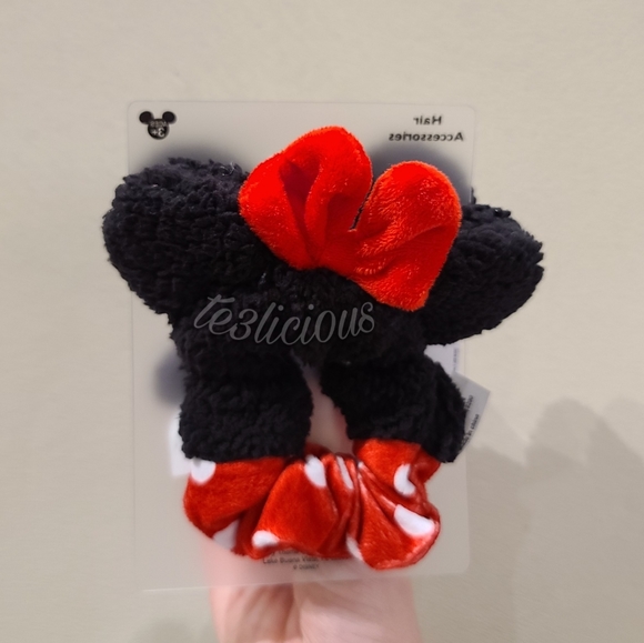 DISNEY PARKS MICKEY AND MINNIE HAIR SCRUNCHIES - Picture 2 of 6